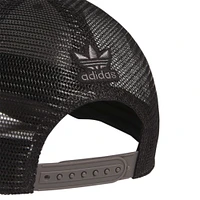 Men's adidas Originals Charcoal Icon 3.0 Trucker Adjustable Hat