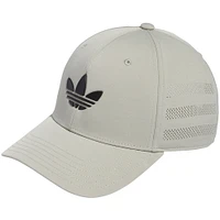 Men's adidas Originals Gray Beacon III Wordmark - Snapback Hat