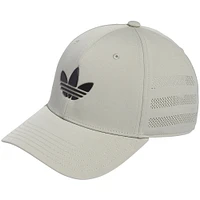 Men's adidas Originals Gray Beacon III Wordmark - Snapback Hat