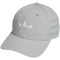 Men's adidas Originals Gray Beacon Trefoil Snapback Hat