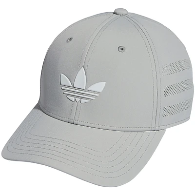 Men's adidas Originals Gray Beacon Trefoil Snapback Hat