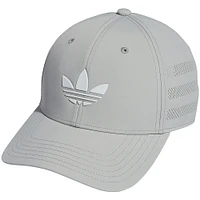 Men's adidas Originals Gray Beacon Trefoil Snapback Hat