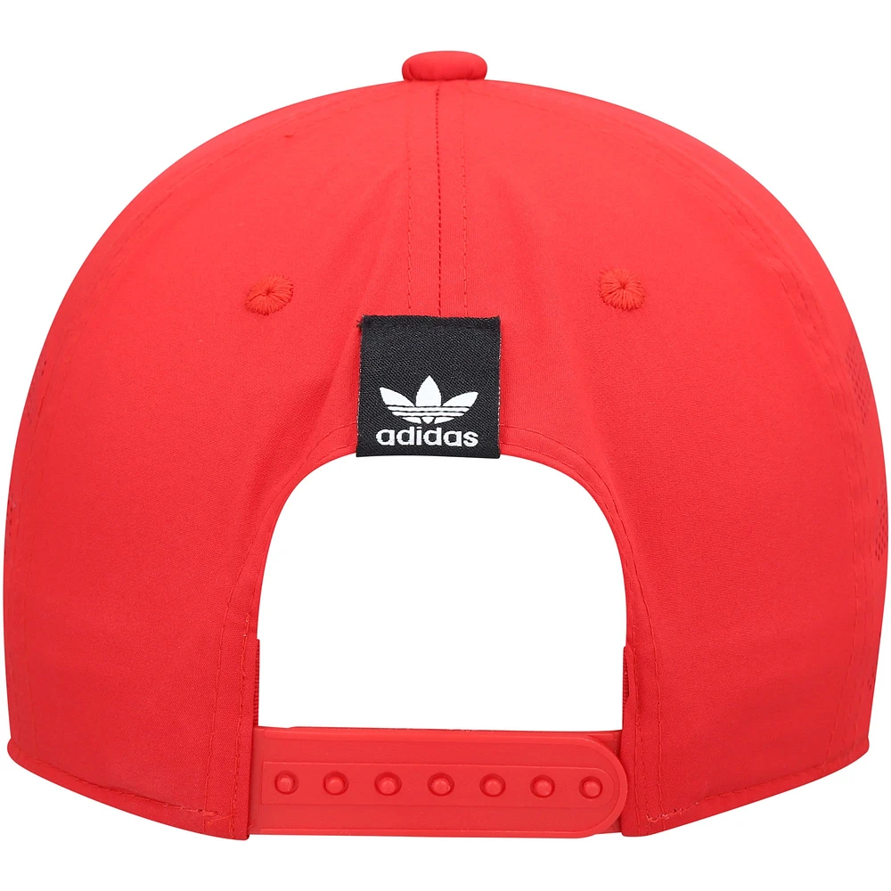 Men's adidas Originals Red Beacon 5.0 Snapback Hat