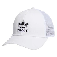Men's adidas Originals White Icon 3.0 Trucker Adjustable Hat