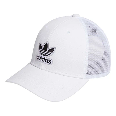 Men's adidas Originals White Icon 3.0 Trucker Adjustable Hat