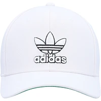 Men's adidas Originals White Modern Pre-Curved Snapback Hat