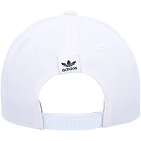 Men's adidas Originals White Modern Pre-Curved Snapback Hat