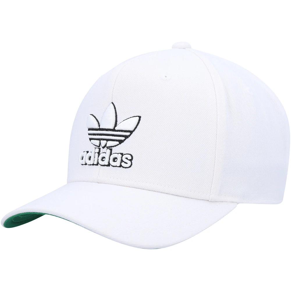Men's adidas Originals White Modern Pre-Curved Snapback Hat