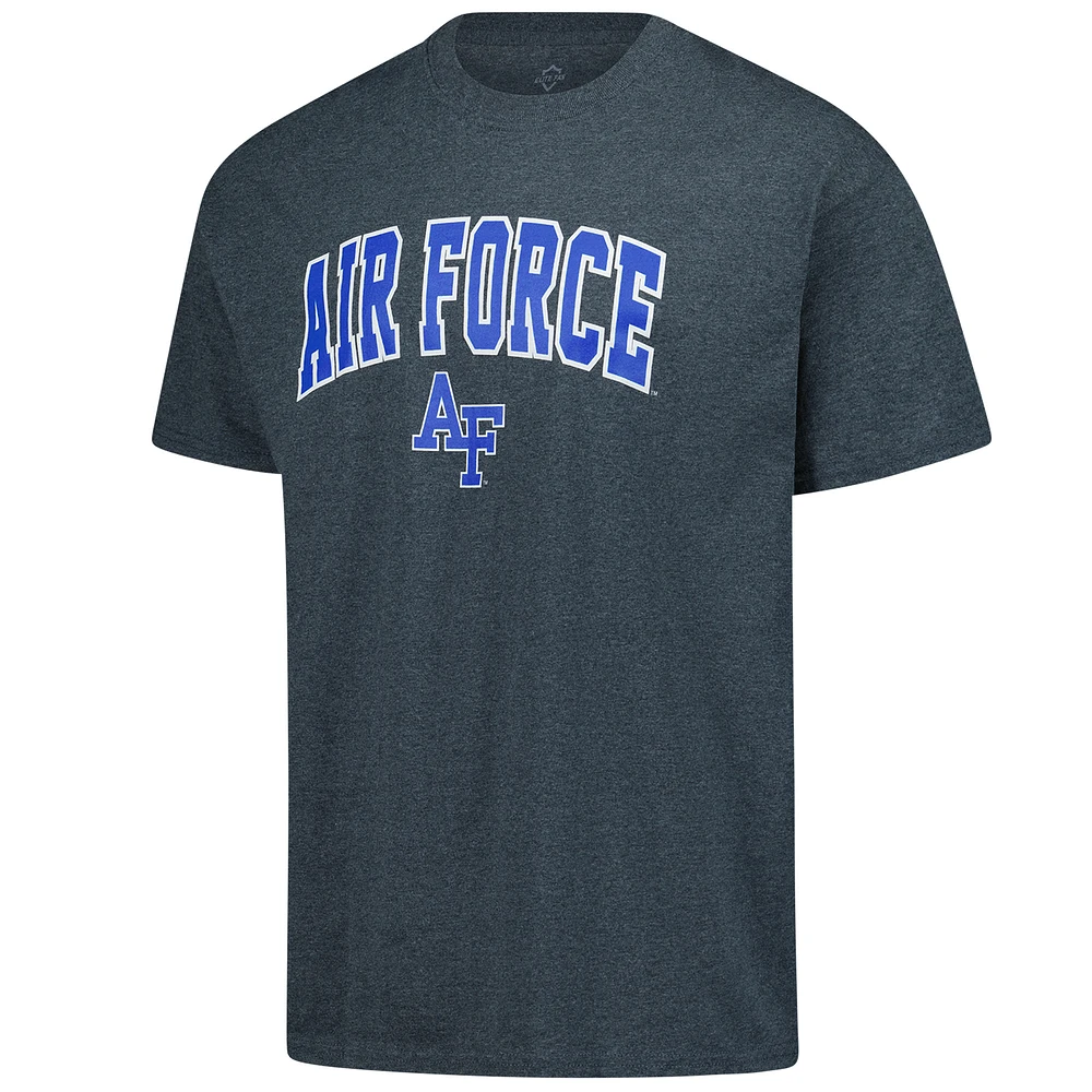 Men's Heather Charcoal Air Force Falcons Premium T-Shirt