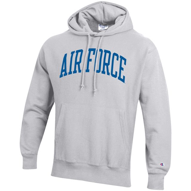 Chandail à capuchon armure inversée Champion Air Force Falcons pour homme, gris chiné
