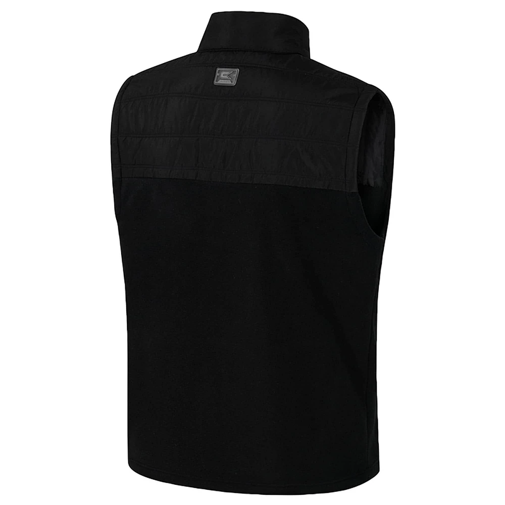 Gilet zippé intégral Colosseum Black Air Force Falcons Block The Sun pour homme