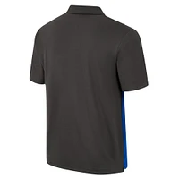 Men's Colosseum Charcoal Air Force Falcons Two Yutes Polo