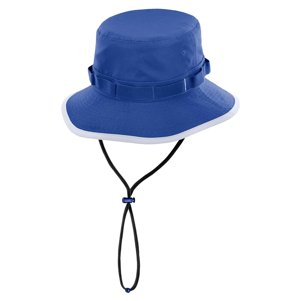 Men's Nike Royal Air Force Falcons 2024 Sideline Apex Performance Boonie Bucket Hat