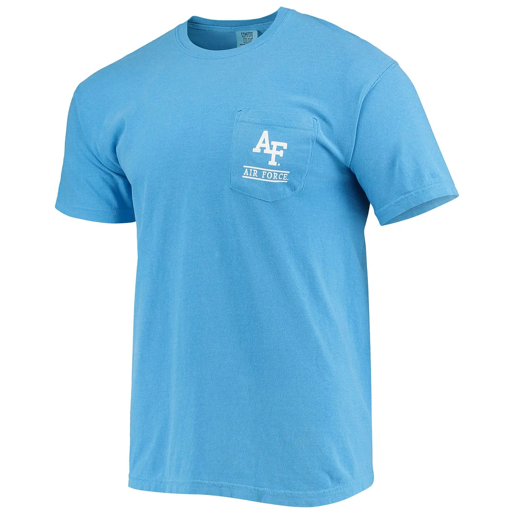 Men's Royal Air Force Falcons Circle Campus Scene T-Shirt