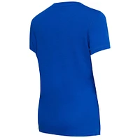 Ensemble de nuit Concepts Sport Royal/Black Air Force Falcons Arctic T-shirt et pantalon en flanelle pour femme