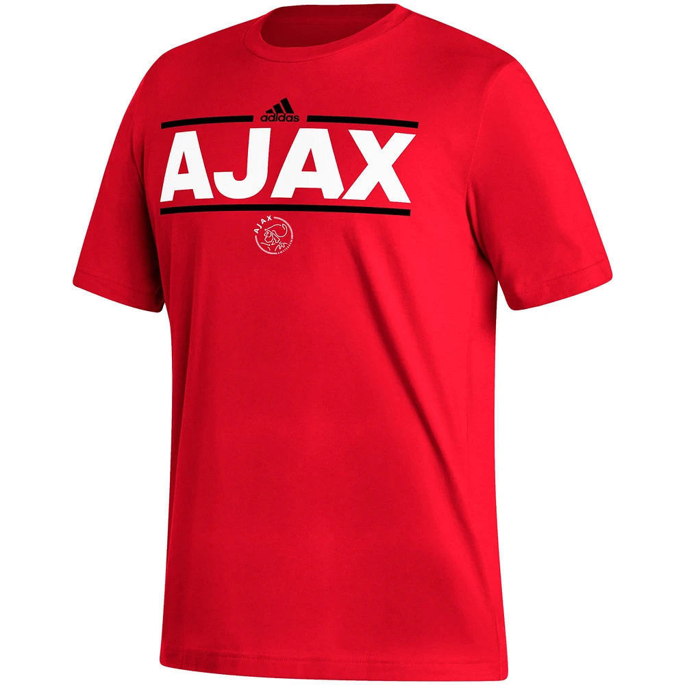 Men's adidas Red Ajax Dassler T-Shirt