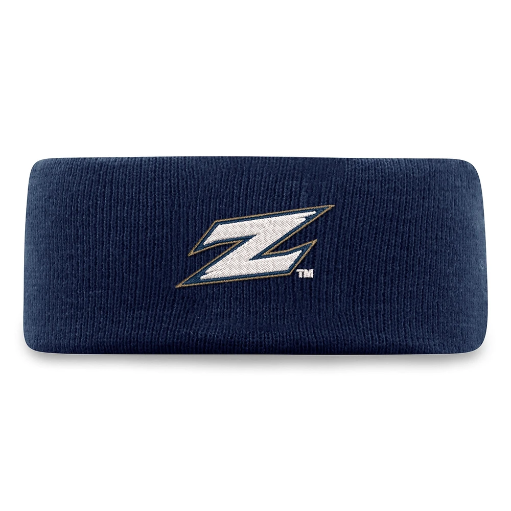 Men's Top of the World Navy Akron Zips Knit Headband