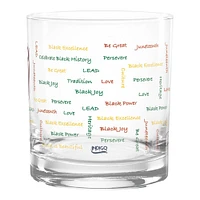 Alabama A&M Bulldogs 14oz. Black History Month Rocks Glass