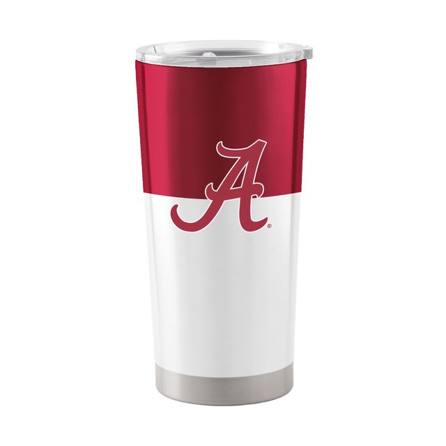 Alabama Crimson Tide 20 oz. Gobelet en acier inoxydable à blocs de couleurs