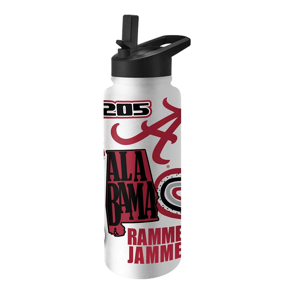 Alabama Crimson Tide 34 oz. Bouteille Quencher native