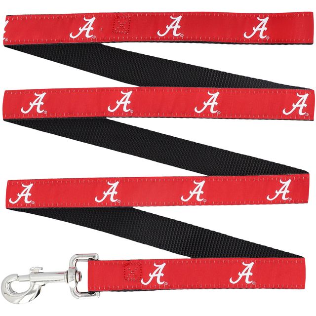 Alabama Crimson Tide Laisse pour chien régulière de 6 pi