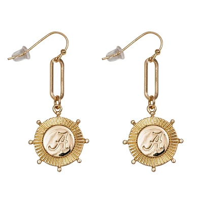 Boucles d’oreilles Pixel Crimson Tide de l’Alabama
