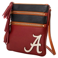 Dooney & Bourke Alabama Crimson Tide Infield Triple Zip Crossbody Purse