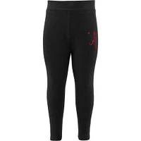 Girls Infant Gray/Black Alabama Crimson Tide Heart To Pullover Hoodie and Leggings Set