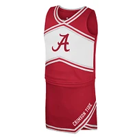 Girls Youth Colosseum Crimson Alabama Tide Cheerleader Top & Skirt Set