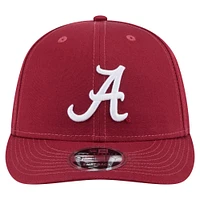 Men's New Era Crimson Alabama Crimson Tide Low Profile 9FIFTY Snapback Hat