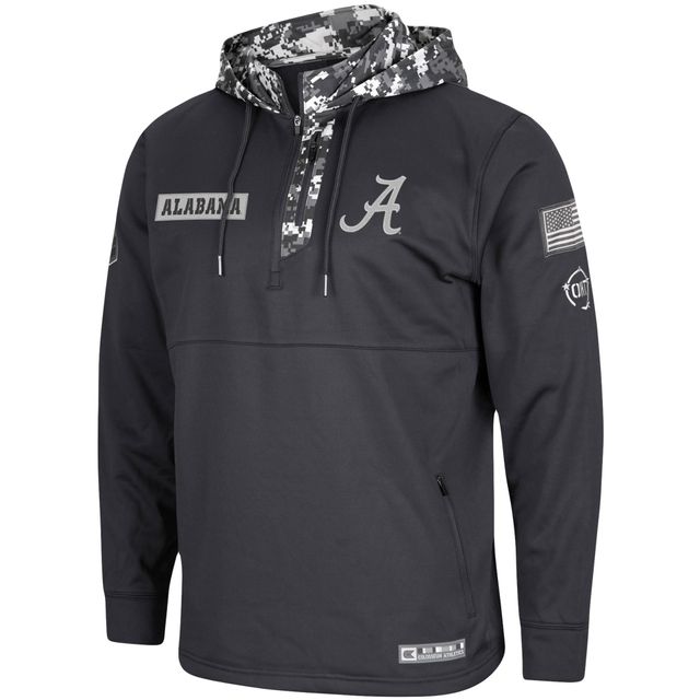 Sweat à capuche Colosseum Charcoal Alabama Crimson Tide OHT Military Appreciation Digi Camo pour homme
