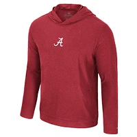 Men's Colosseum Crimson Alabama Tide Long Sleeve T-Shirt Hoodie