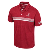 Men's Colosseum  Crimson Alabama Tide No Problemo Polo