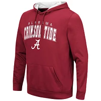 Men's Colosseum Crimson Alabama Tide Resistance Pullover Hoodie