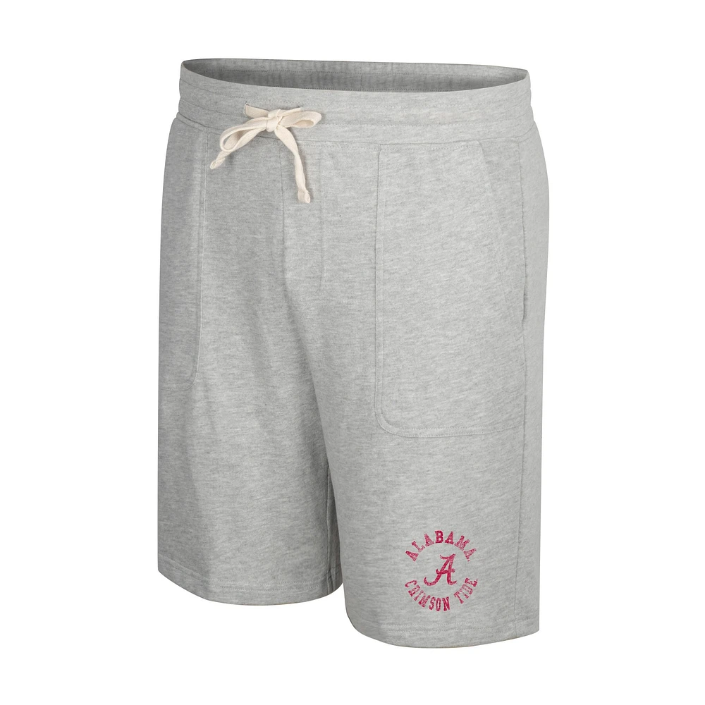 Colosseum Heather Grey Alabama Crimson Tide Love To Hear This Terry Short pour homme