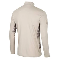 Veste à glissière quart de tour pour homme Colosseum Natural Alabama Crimson Tide OHT Military Appreciation