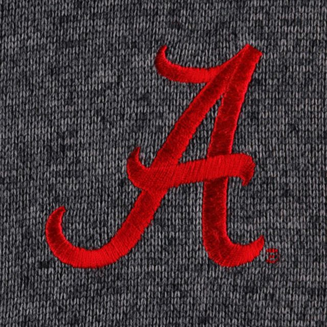 Haut à demi-glissière raglan Columbia Charcoal Alabama Crimson Tide Canyon Point Omni-Shield pour homme
