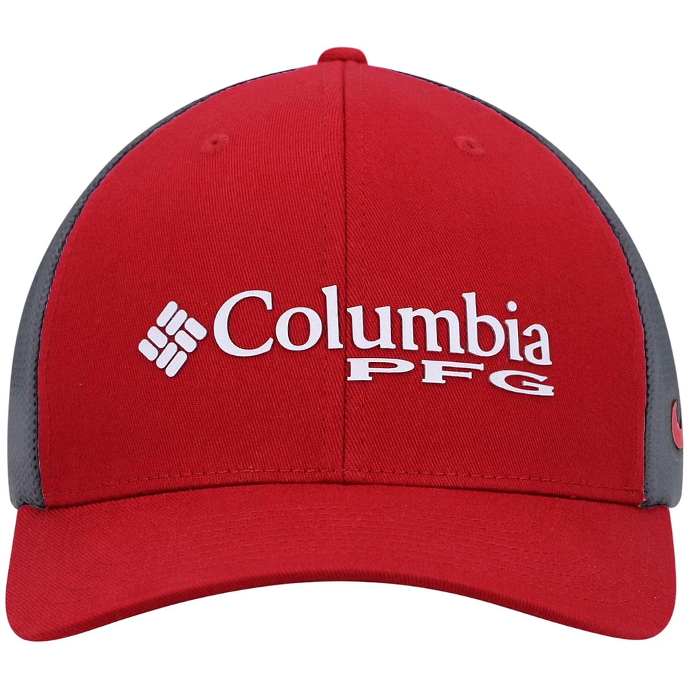Men's Columbia Crimson Alabama Crimson Tide PFG Snapback Adjustable Hat