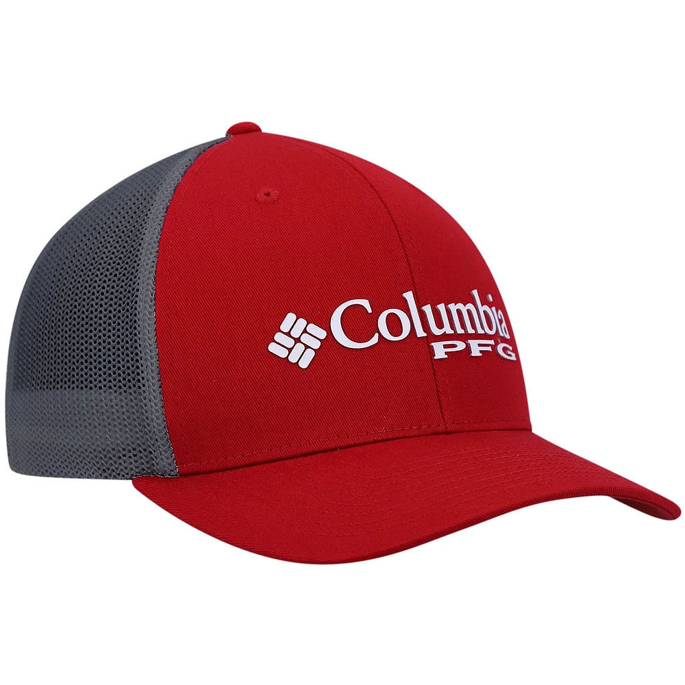 Men's Columbia Crimson Alabama Crimson Tide PFG Snapback Adjustable Hat