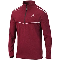 Men's Columbia Crimson Alabama Tide Scorecard Quarter-Zip Jacket