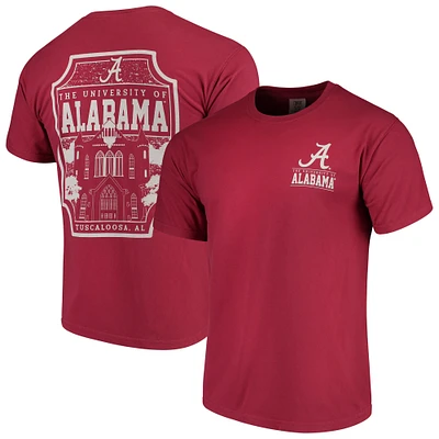 T-shirt pour homme Crimson Alabama Tide Comfort Colors Campus Icon