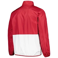 Men's G-III Sports by Carl Banks Crimson Alabama Tide Cornerman Half-Zip Top