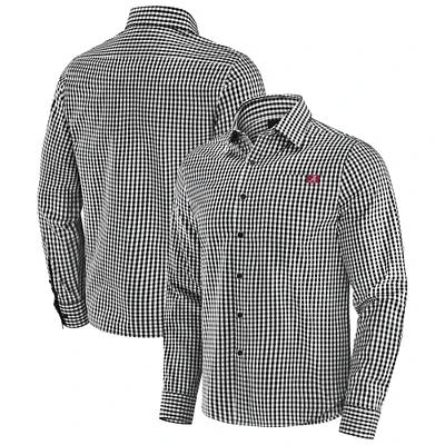 Men's J. Palmer Black Alabama Crimson Tide Dual Threat Long Sleeve Button-Up Shirt