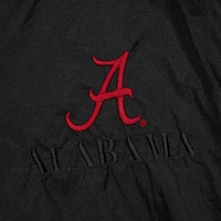 Men's Mitchell & Ness Black Alabama Crimson Tide Team 3.0 Anorak Half-Zip Hoodie