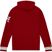 Men's Mitchell & Ness Crimson Alabama Tide Legendary Raglan Pullover Hoodie