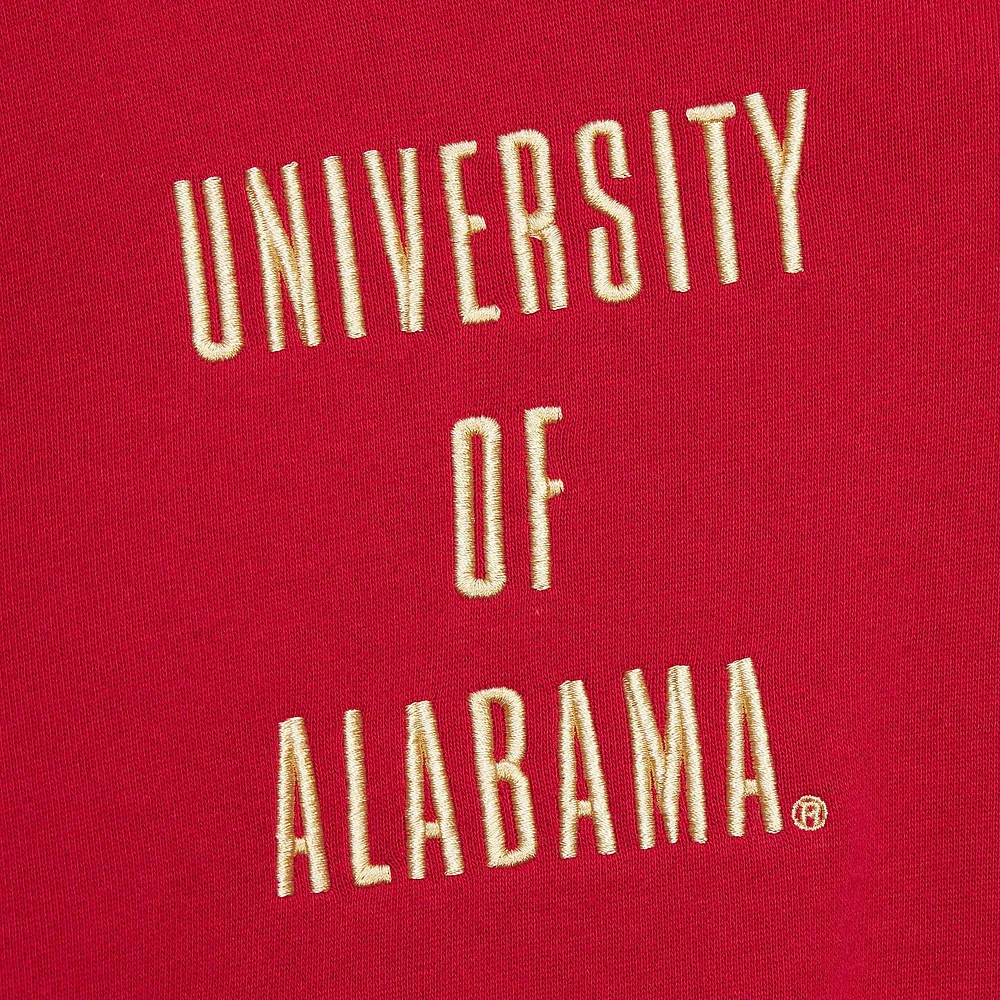 Men's Mitchell & Ness Crimson Alabama Tide Team OG 2.0 Pullover Hoodie