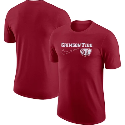 T-shirt Nike Crimson Alabama Tide Swoosh Max90 pour homme