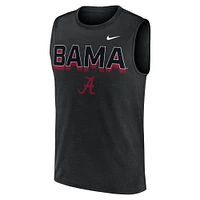 Men's Nike Black Alabama Crimson Tide Primetime Tricode Legend Performance Tank Top