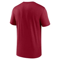 T-shirt de performance Nike Crimson Alabama Tide Legend Basketball Icon pour homme