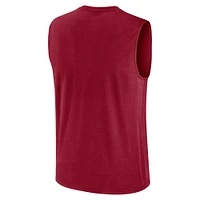 Débardeur Nike Crimson Alabama Tide Primetime Tricode Legend Performance pour homme